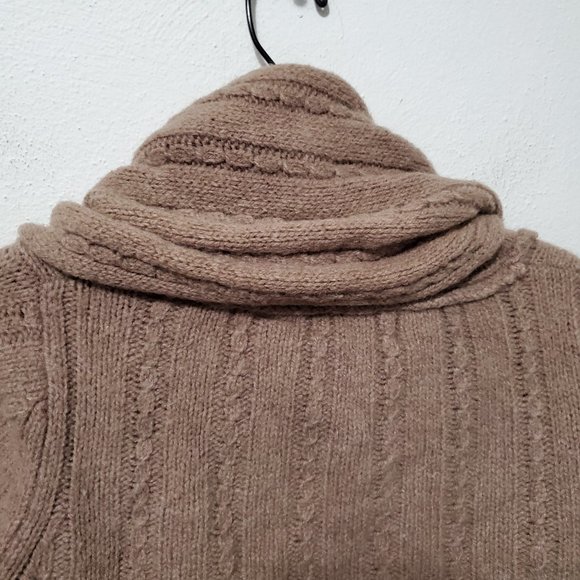 Anthropologie Wool Sweater Open Cardigan Sleeping on Snow S - Picture 3 of 8